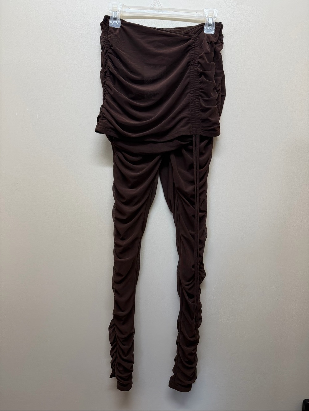 Mars The Label Ruched mesh Cover Up set